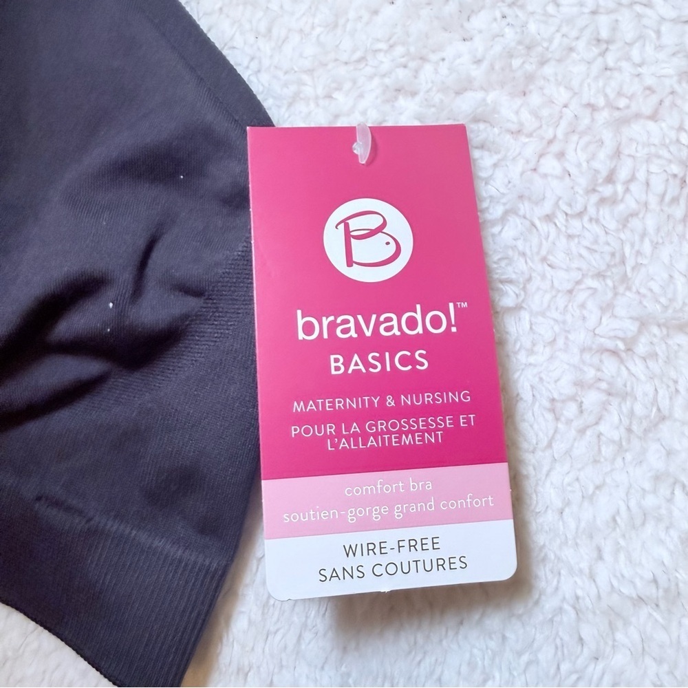 Bravado Basics Comfort Nursing Bra - Black - Size Medium - Picture 4 of 7
